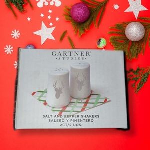 NEW Gartner Deer Antler Salt & Pepper Shaker Set